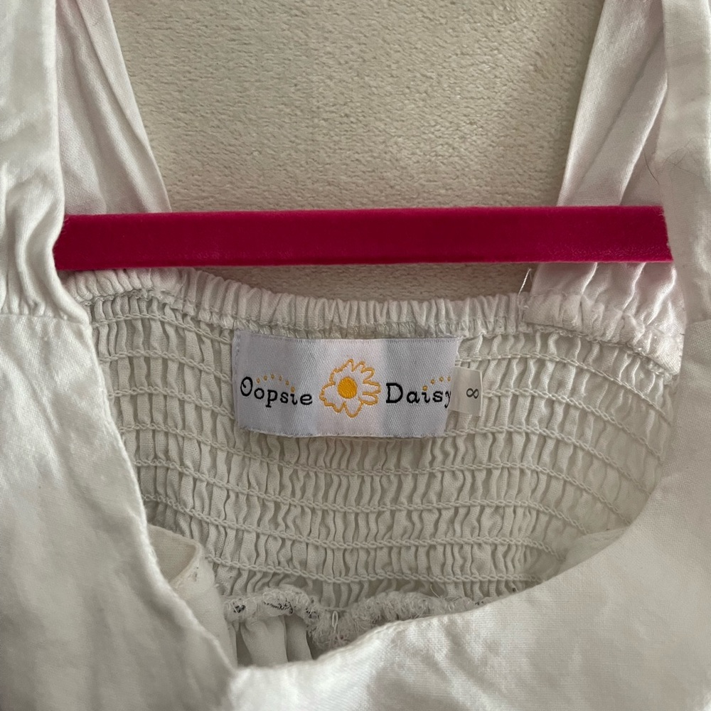 Oopsie Daisy | Pink & Blue Hi-Low Dress